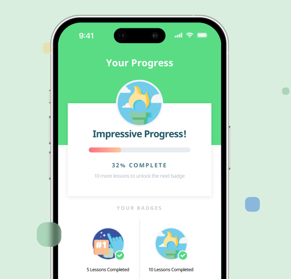 Screenshot of Settle In mobile app.