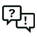 Speech bubbles icon